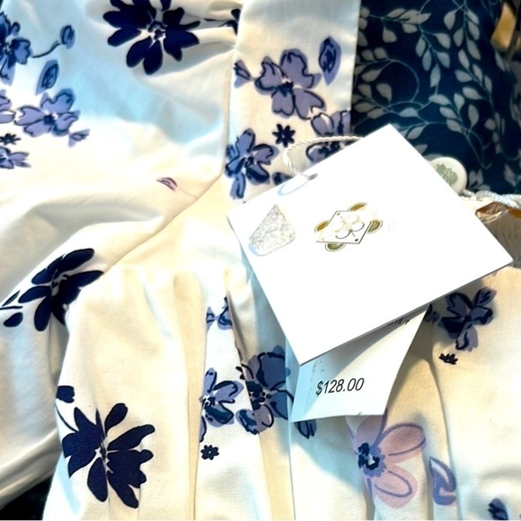 ⭐️NWT,WAYF Gathered Bustier,Floral Sweetheart Neck,Puffed Sleeve,RuchedMSRP $128 - Picture 6 of 8